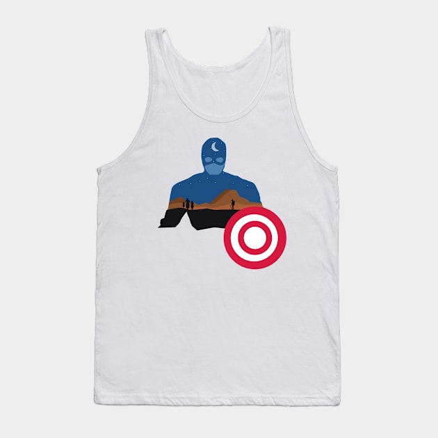 captain travel america Tank Top by LeonArt-D